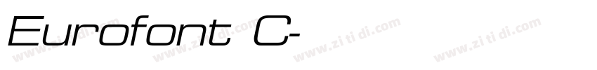 Eurofont C字体转换